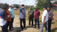 Walikota Padang, Mahyeldi Ansarullah saat meninjau lokasi pembangunan terminal di Anak Aie, Kota Padang, Minggu (21/1/2018). Walikota Padang, Mahyeldi Ansarullah saat meninjau lokasi pembangunan terminal di Anak Aie, Kota Padang, Minggu (21/1/2018).
