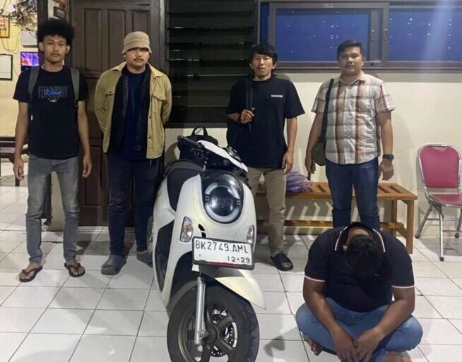 aksi-keributan-viral-di-media-sosial,-pria-todong-senpi-di-tanah-datar-ditangkap-polisi
