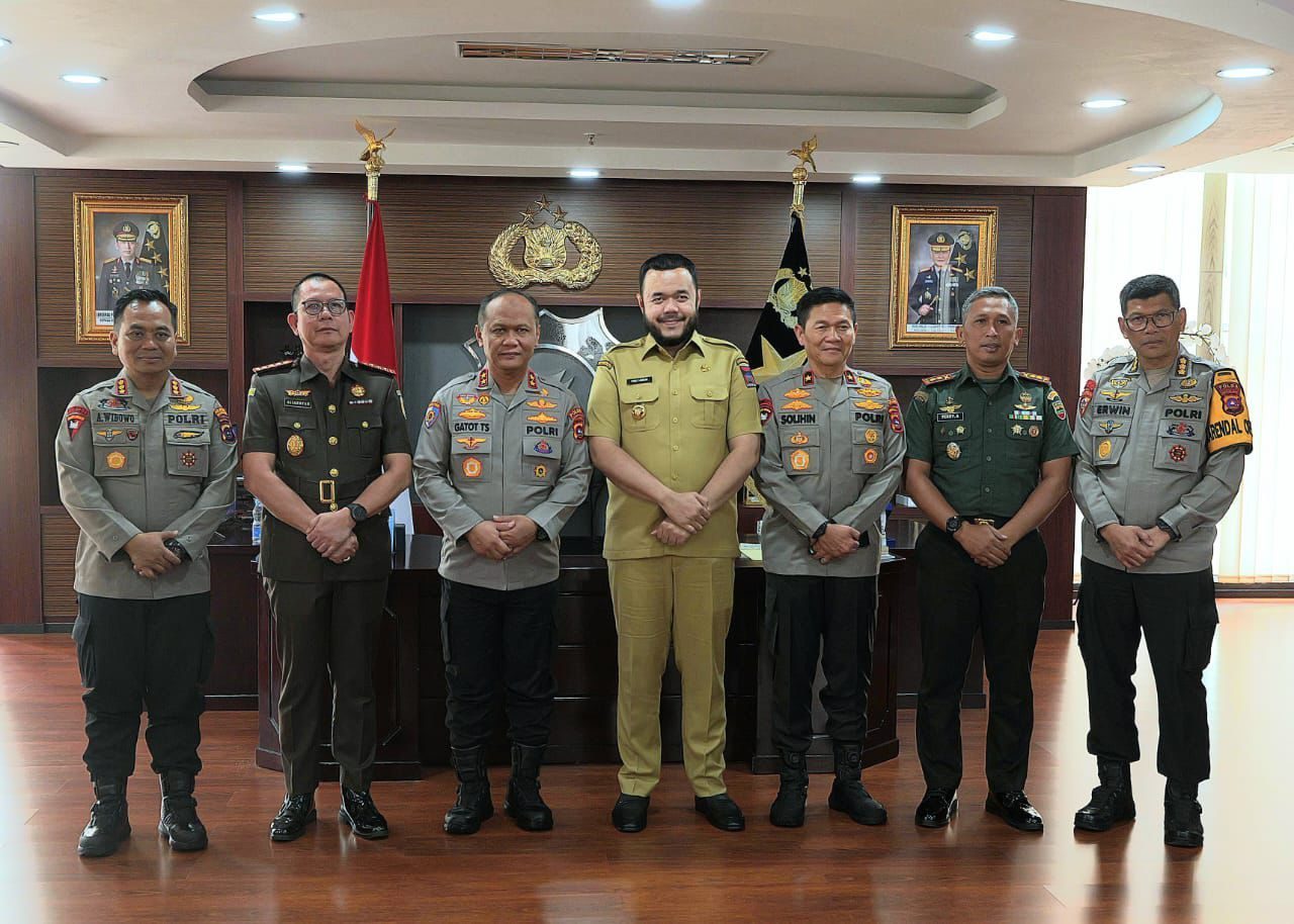 silaturahmi-forkopimda-padang-dengan-kapolda-dan-danrem-sumbar,-perkuat-sinergi-jaga-kondusivitas-dan-sukseskan-hari-jadi-kota-padang