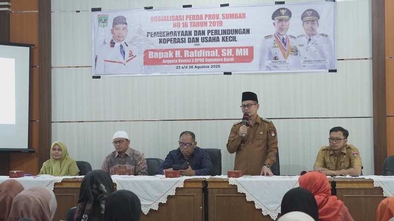 bukittinggi-didorong-jadi-pusat-umkm,-pemko-dan-dprd-sumbar-gelar-sosialisasi-perda