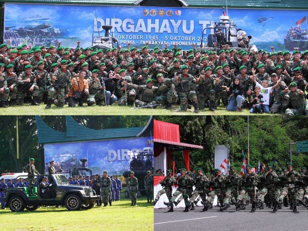 wujud-sinergi-dan-kebanggaan-bersama-rakyat,-hut-ke-80-tni-di-sumbar-berlangsung-meriah