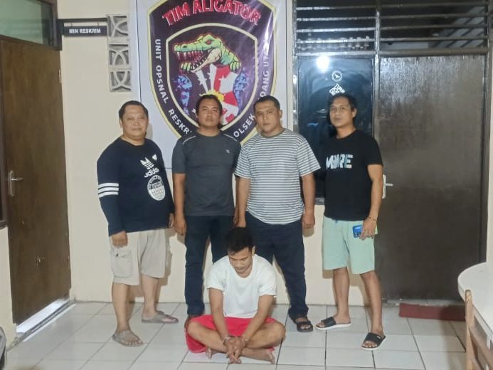 operasi-sikat-singgalang-2025,-polsek-padang-utara-tangkap-pelaku-pencurian-mesin-pompa-air-sekolah