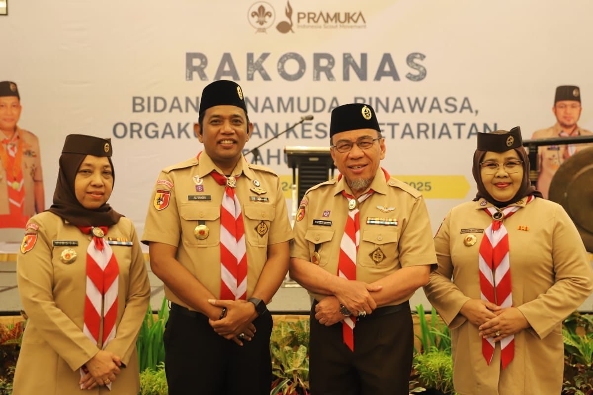 perkuat-peran-pramuka,-wakil-wali-kota-padang-hadiri-rakornas-gerakan-pramuka-2025