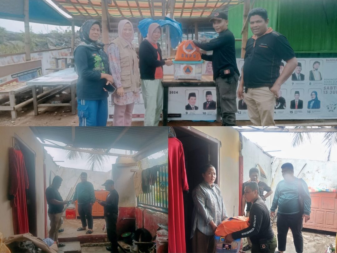 angin-puting-beliung-landa-bungus-teluk-kabung,-bpbd-padang-serahkan-bantuan-untuk-dua-keluarga-terdampak