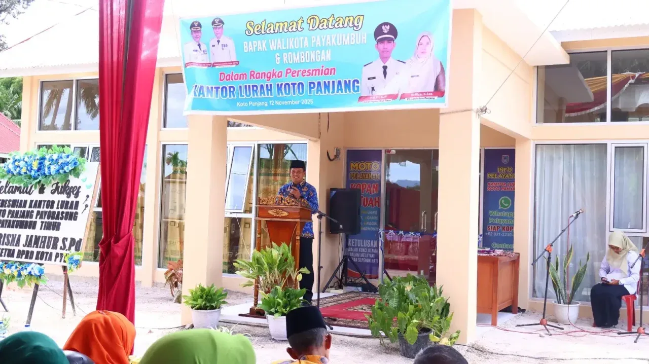 tingkatkan-kualitas-pelayanan-publik,-pemko-payakumbuh-resmikan-kantor-lurah-koto-panjang