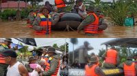 brimob-polda-sumbar-bergerak-cepat,-selamatkan-warga-terdampak-banjir-akibat-hujan-ekstrem