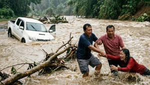 dua-orang-hilang-terseret-arus-sungai-di-pasaman-saat-berusaha-keluar-dari-mobil-yang-terjebak-banjir