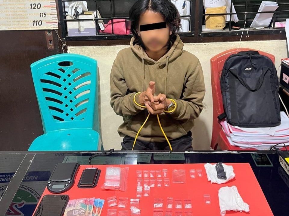 polres-payakumbuh-ringkus-pengedar-sabu,-31-paket-siap-edar-berhasil-diamankan