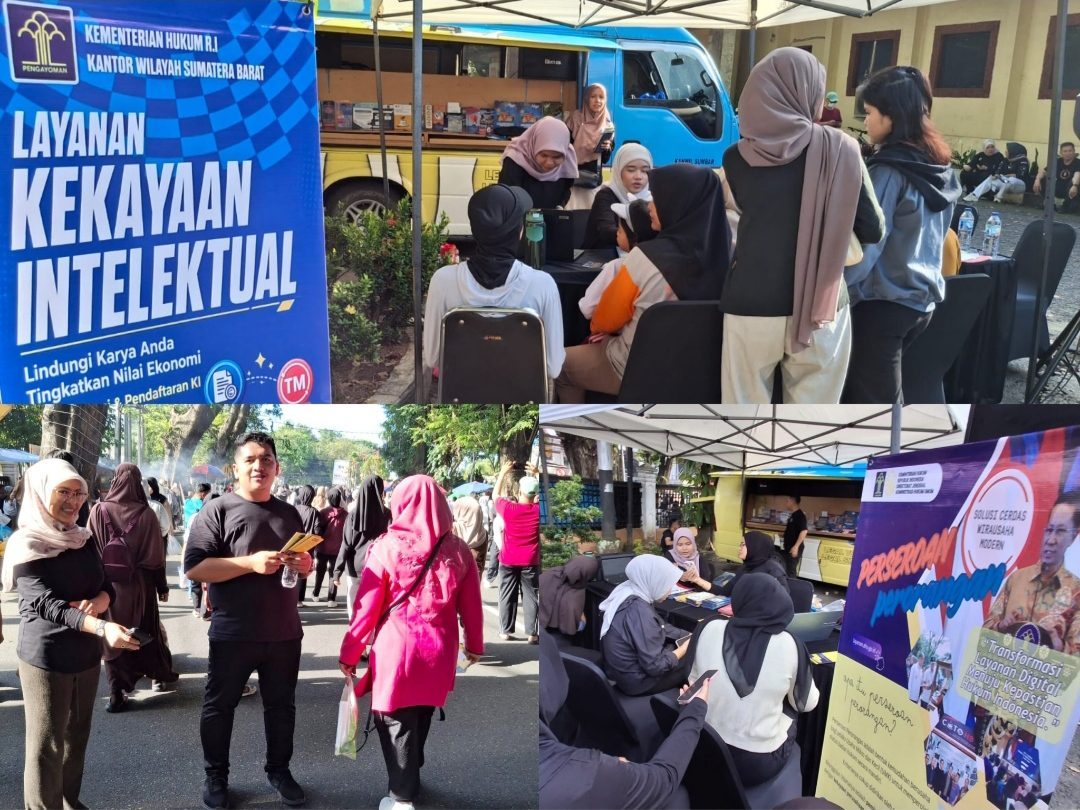 rayakan-hari-ki-sedunia,-kanwil-kemenkum-sumbar-“jemput-bola”-layanan-di-cfd-padang