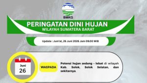 bmkg-minangkabau-ingatkan-potensi-hujan-lebat-di-9-wilayah-sumbar,-ini-daftarnya