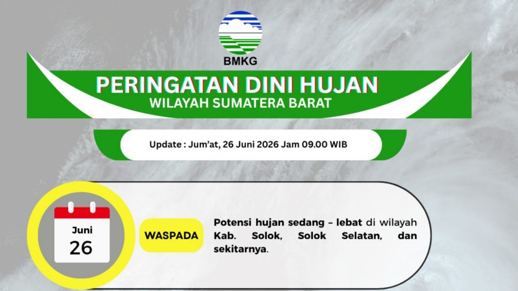 bmkg-minangkabau-ingatkan-potensi-hujan-lebat-di-9-wilayah-sumbar,-ini-daftarnya