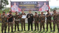 ketua-gp-ansor-sijunjung-terima-penghargaan-kapolres-pada-hut-bhayangkara-ke-80,-banser-dinilai-berjasa-jaga-harkamtibmas