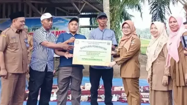 pemkab-dharmasraya-salurkan-12,5-ton-benih-padi-biofortifikasi-untuk-petani