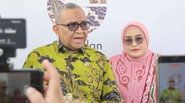 Wakil Menteri Ketenagakerjaan, Afriansyah Noor, dalam peresmian fasilitas produksi baru PT Givaudan Indonesia di kawasan GIIC, Cikarang, Bekasi, Jumat (3/7/2026). Foto : Istimewa