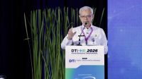 Sekretaris Jenderal Kemnaker, Cris Kuntadi, saat menjadi pembicara dalam Digital Transformat ion Indonesia Human Resources Conference & Expo (DTI-HR) di Jakarta, Kamis (6/8/2026). Sekretaris Jenderal Kemnaker, Cris Kuntadi, saat menjadi pembicara dalam Digital Transformat ion Indonesia Human Resources Conference & Expo (DTI-HR) di Jakarta, Kamis (6/8/2026).