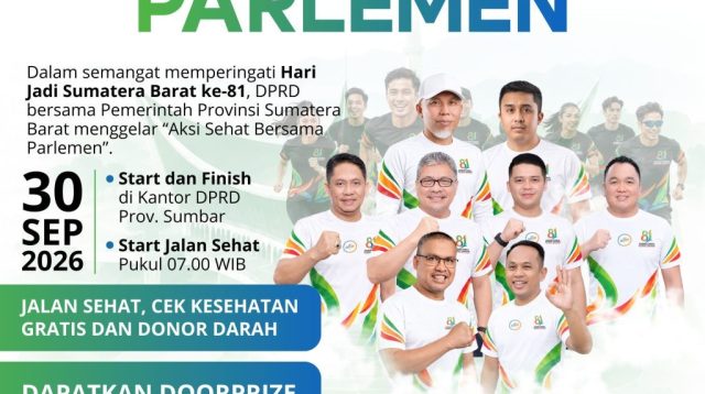 banjir-doorprize,-ketua-dprd-sumbar-ajak-warga-ikuti-aksi-sehat-bersama-parlemen