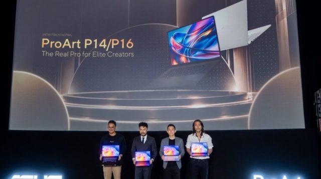 Laptop ASUS ProArt P14 dan P16 dengan dukungan komputasi AI untuk kreator profesional.