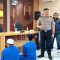 Konferensi pers Kapolres Solok Selatan terkait penangkapan dua pelaku pembunuhan lansia.