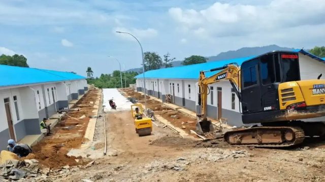 Pembangunan proyek hunian tetap bagi warga terdampak di Kota Padang yang didukung oleh berbagai pihak.