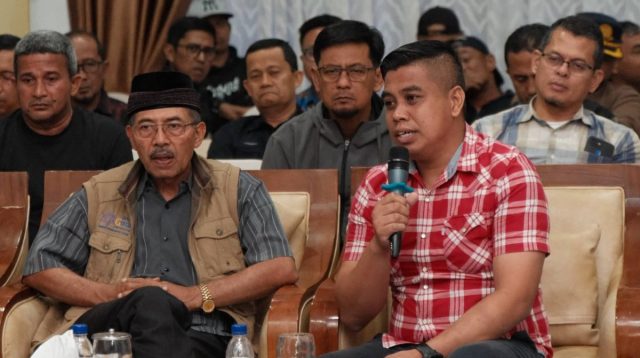 Bupati Tanah Datar Eka Putra memimpin rapat koordinasi persiapan pengamanan ajang balap motor Batusangkar Cup 2026.